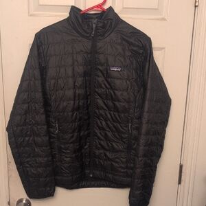 Patagonia Women's Dark Quilted Puffer Jacket